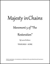 Majesty in Chains Unison choral sheet music cover